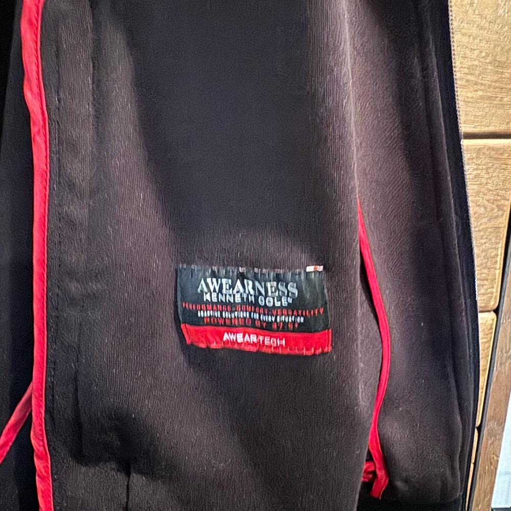 Awareness Kennth Cole full zip hoodie, black with red trim. Size 2X, never worn